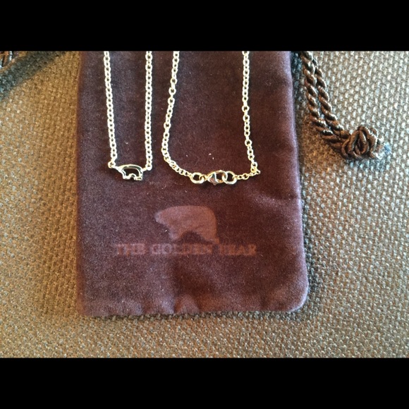 ❌SOLD❌The Golden Bear Singe Silo Bear necklace - Picture 2 of 3